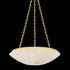 Hudson Valley Summerside Pendant in Vintage Gold Leaf Finish Model: 1704-VGL