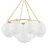 Hudson Valley Thornwood 9 LIGHT CHANDELIER in Aged Brass Finish Model: 5243-AGB
