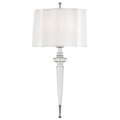 Hudson Valley Tipton 2 LIGHT WALL SCONCE in Polished Nickel Finish Model: 7611-PN
