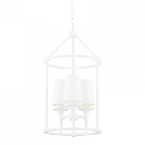Hudson Valley Torch Lantern in White Plaster Finish Model: 6617-WP
