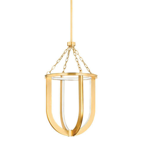 Hudson Valley Tournu Lantern in Aged Brass Finish Model: 2917-AGB
