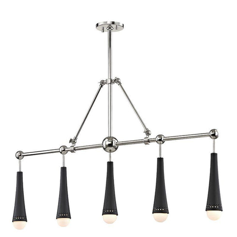Hudson Valley Tupelo Linear in Polished Nickel Finish Model: 2125-PN