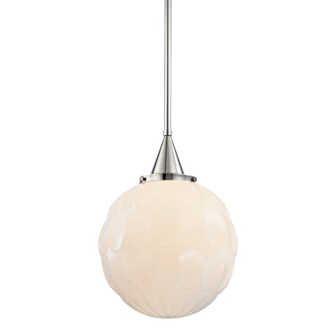 Hudson Valley Tybalt 1 LIGHT PENDANT in Polished Nickel Finish Model: 4815-PN