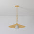 Hudson Valley Vails Gate Pendant in Vintage Gold Leaf Finish Model: 4524-VGL