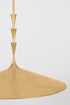 Hudson Valley Vails Gate Pendant in Vintage Gold Leaf Finish Model: 4534-VGL