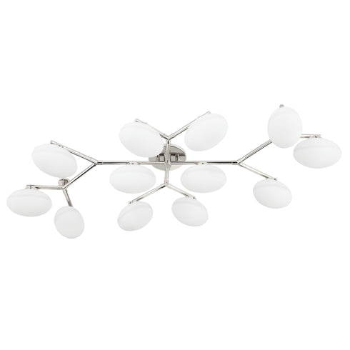 Hudson Valley Wagner 12 LIGHT SEMI FLUSH in Old Bronze Finish Model: 5559-OB