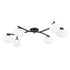 Hudson Valley Wagner 6 LIGHT SEMI FLUSH in Old Bronze Finish Model: 5541-OB