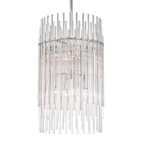 Hudson Valley Wallis 8 LIGHT PENDANT in Polished Nickel Finish Model: 6315-PN