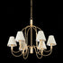 Hudson Valley Warrensburg Chandelier in Vintage Gold Leaf Finish Model: 5732-VGL