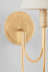 Hudson Valley Warrensburg Wall Sconce in Vintage Gold Leaf Finish Model: 5716-VGL