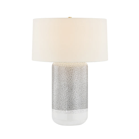 Hudson Valley WASHINGTONVILLE Table Lamp in Aged Brass Ceramic Blue Shore Finish Model: L8931-AGB/CBS