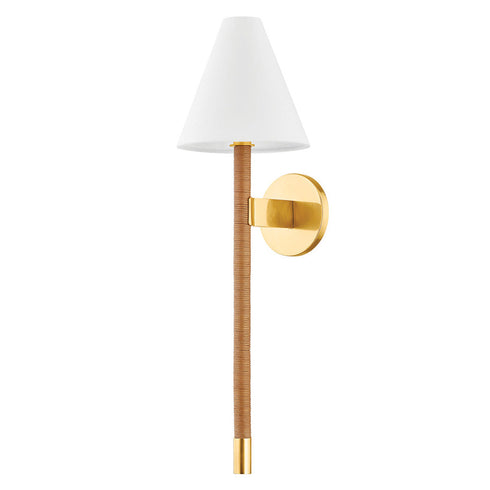 Hudson Valley Watkins Wall Sconce in Aged Brass Finish Model: 6623-AGB