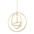 Hudson Valley Welland 3 LIGHT CHANDELIER in Aged Brass Finish Model: 5428-AGB