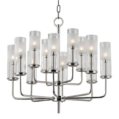 Hudson Valley Wentworth Chandelier in Polished Nickel Finish Model: 3925-PN