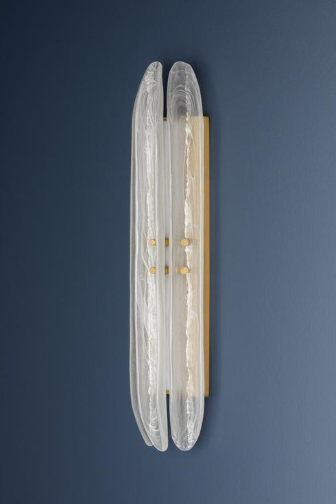 Hudson Valley Westtown Wall Sconce in Aged Brass Finish Model: 6822-AGB