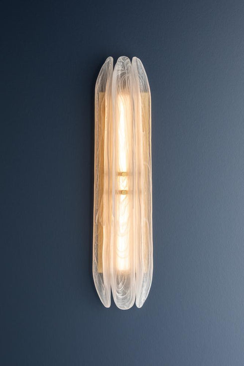Hudson Valley Westtown Wall Sconce in Aged Brass Finish Model: 6822-AGB