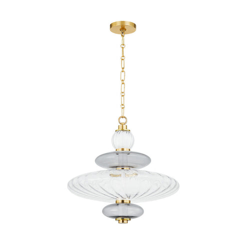 Hudson Valley Williams Pendant in Aged Brass Finish Model: 2619-AGB