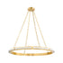 Hudson Valley Wingate Chandelier in Aged Brass Finish Model: 8136-AGB