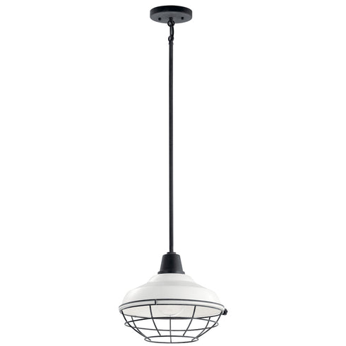 Kichler 1 Light Outdoor Pendant Flush 12in Model: 49992GG