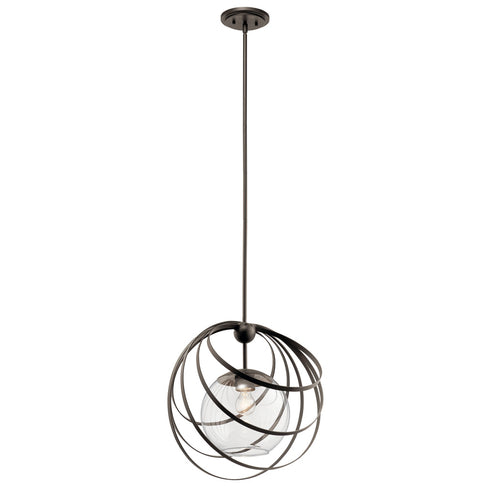Kichler 1 Light Pendant 18in Model: 44017OZ