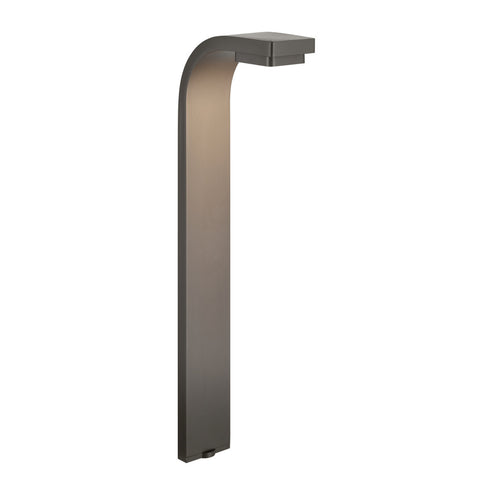 Kichler 12 Volt 2700K LED 22.5 Inch Curved Path Light in Textured Architectural Bronze Model: 16260AZT27