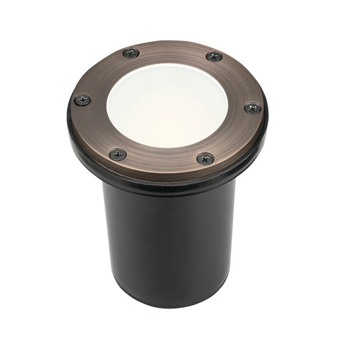 Kichler 12v Brass In Ground With Frosted Model: 15481CBR