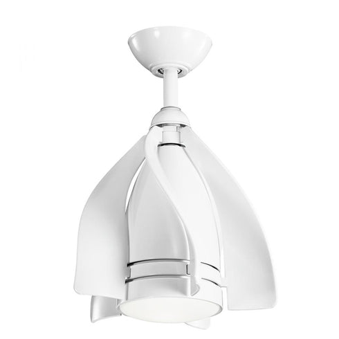 Kichler 15 Inch Terna Fan in White Finish Model: 300230WH