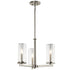 Kichler 3 Light Chandelie Semi Flush Model: 43997BK