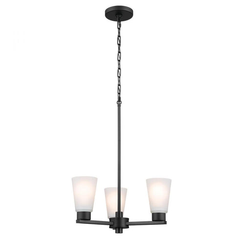 Kichler 3 Light Chandelier Model: 52435BK