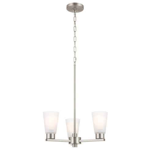 Kichler 3 Light Chandelier Model: 52435NI