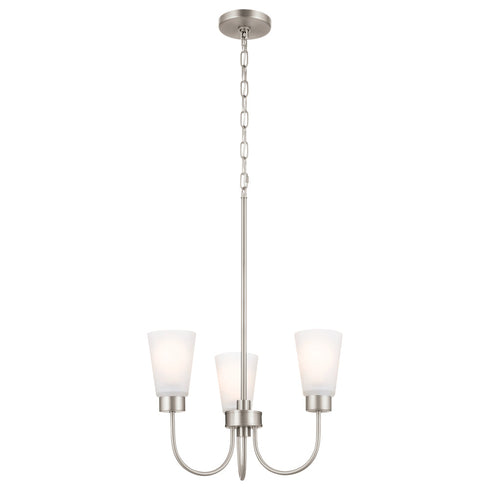Kichler 3 Light Chandelier Model: 52442NI
