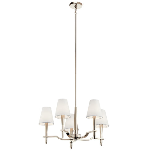 Kichler 5 Light Chandelier Model: 44310PN