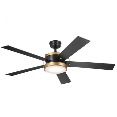 Kichler 56 Inch Salvo Fan Model: 330045SBK