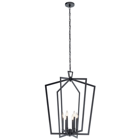 Kichler 6 Light Chandelier Model: 43495BK