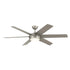 Kichler 60 Inch Mint Ceiling Fan with Glass Diffuser in Brushed Nickel with Silver Blades Model: 310260NI