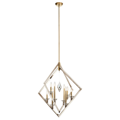 Kichler 8 Light Foyer Pendant Model: 43052PN
