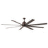 Kichler 84 Inch Breda Fan in Brushed Nickel Finish Model: 310285NI