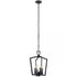 Kichler Abbotswell 4 Light Pendant Model: 43498BK