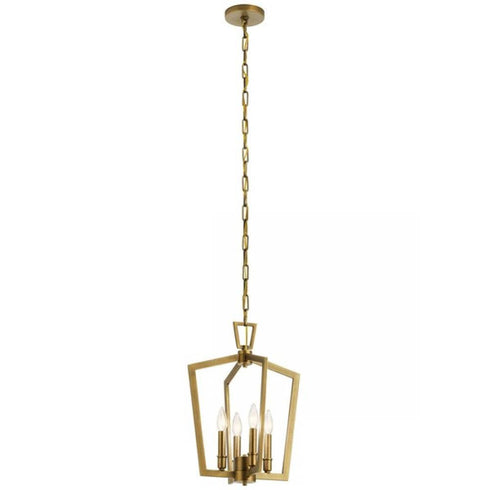 Kichler Abbotswell 4 Light Pendant Model: 43498BK