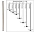 Kichler Accessory Fan Down Rod 36 Inch Model: 360003WCP