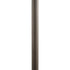 Kichler Accessory Outdoor Fluted Post in Black Finish Model: 9595BK