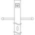Kichler Accessory Post W Ext Photocell & Ladder Model: 49904AZ