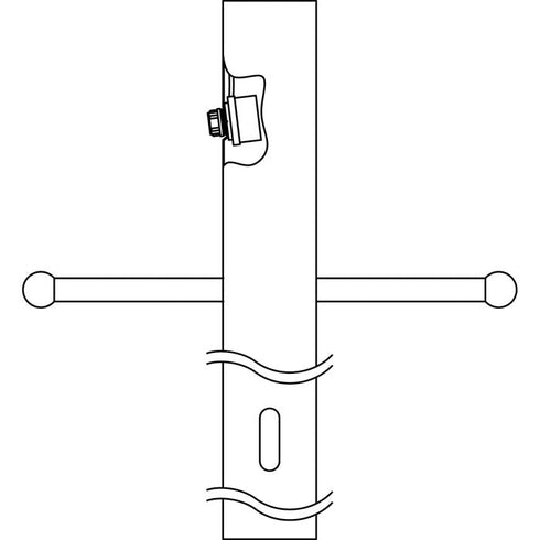 Kichler Accessory Post W Int Photocell & Ladder Model: 9502BK