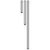 Kichler Accessory Stem .5 x 6 inch in Brushed Nickel Finish Model: 2998NI