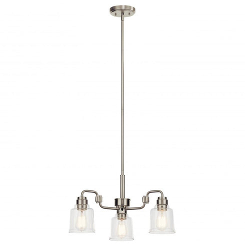 Kichler Aivian™ 23 Inch 3 Light Chandelier With Model: 52397NI