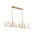 Kichler Ali 10 Light Linear Chandelier Model: 52503BNB