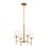 Kichler Ali 4 Light Mini Chandelier Model: 52504BK
