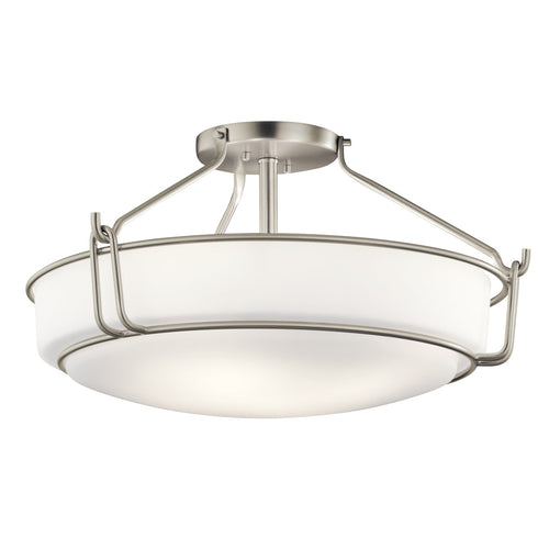 Kichler Alkire 4 Light Semi Flush Model: 44086NI