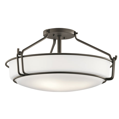 Kichler Alkire 4 Light Semi Flush Model: 44086NI