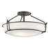 Kichler Alkire 4 Light Semi Flush Model: 44086NI